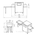 Machine à rayons X pour scanner de bagages à rayons X SF5030A